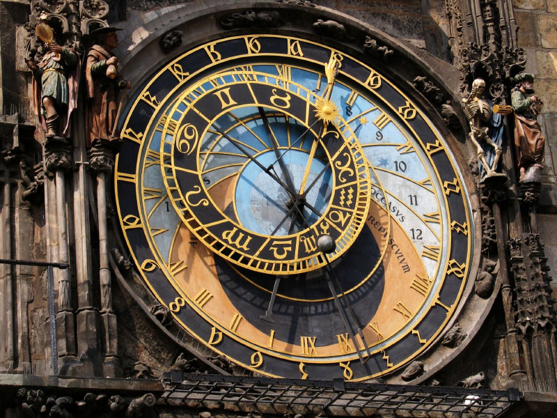 Пражские башенные часы. 15 век
