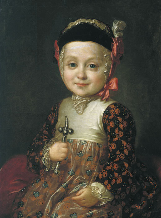 Портрет А.Г. Бобринского в детстве. середина 1760-х
