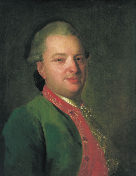 Портрет поэта Василия Ивановича Майкова. Конец 1760-х
