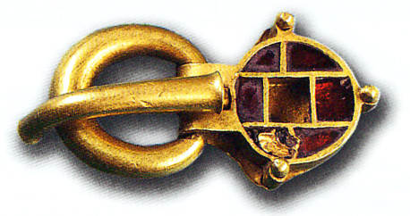Золотая пряжка из Реймса (Франция, первая половина V в.)
