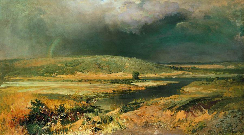 Волжские лагуны. 1870
