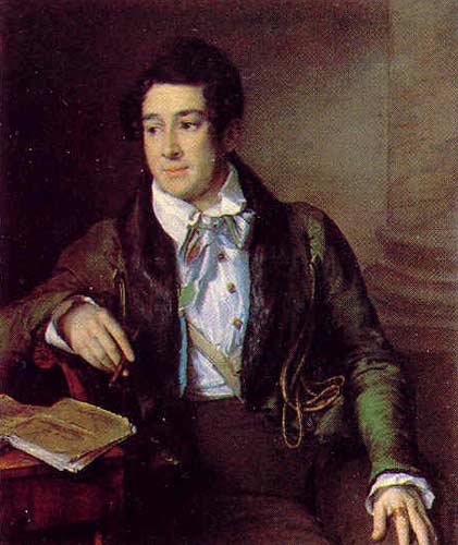 В.А. Тропинин. 1776-1857. Портрет князя А.С. Долгорукого. 1830
