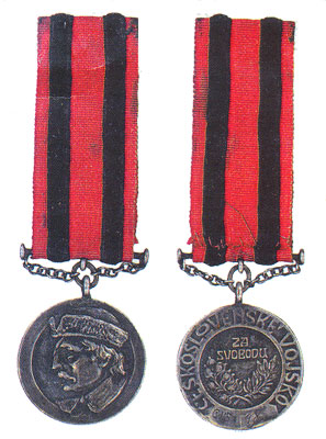 Медаль Яна Жижки. Лицевая и оборотная стороны
