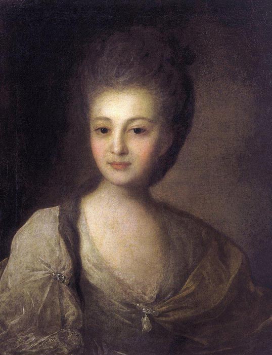 Портрет Александры Петровны Струйской. 1772 г.
