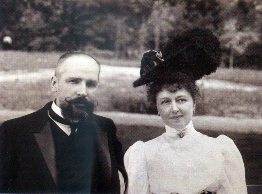 1906 г. Министр внутренних дел П.А. Столыпин с супругой
