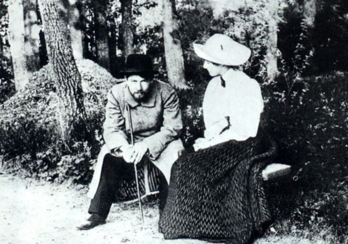 А.П. Чехов и Д.М. Мусина-Пушкина. 31 мая 1897. Мелихово
