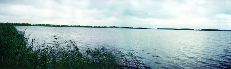 Панорама западной части внутреннего озера памятника природы
