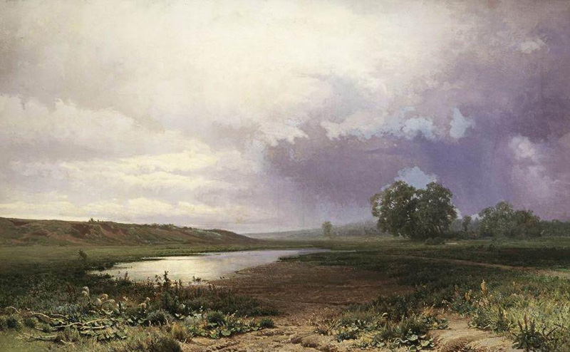 Мокрый луг. 1872
