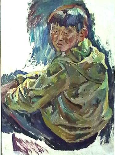 Портрет мальчика в ветровке. 1997 г.
