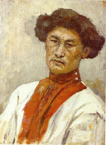В.И. Суриков. 1848-1916. Минусинский татарин.1909

