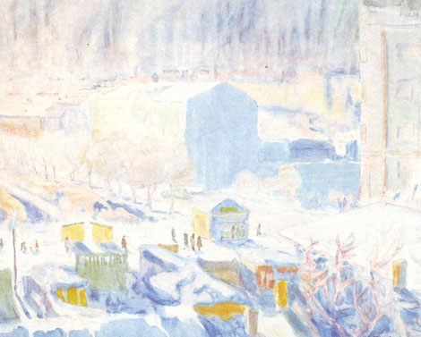 Зимний город (Морозное утро) 1959
