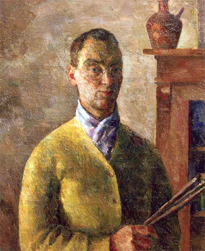 Р.Р. Фальк. Автопортрет в жёлтом. 1924 г.
