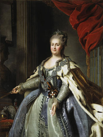 Ф.С. Рокотов. Портрет Екатерины II. 1780-е гг. Ф.С. Рокотов. Портрет Екатерины II. 1780-е гг.